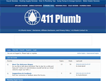 Tablet Screenshot of forums.411plumb.com